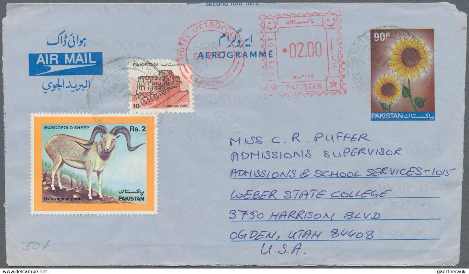 Pakistan: 1948/90 (ca.) STATIONERY Ca. 367 Unused/used/CTO Airletters Postal Stationery Cards Incl. - Pakistán