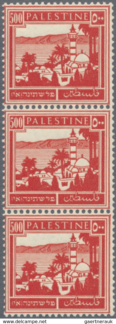 Palästina: 1927/1942, Definitives "Pictorials", Comprehensive MNH Accumulation Of Some Thousand Stam - Palestina