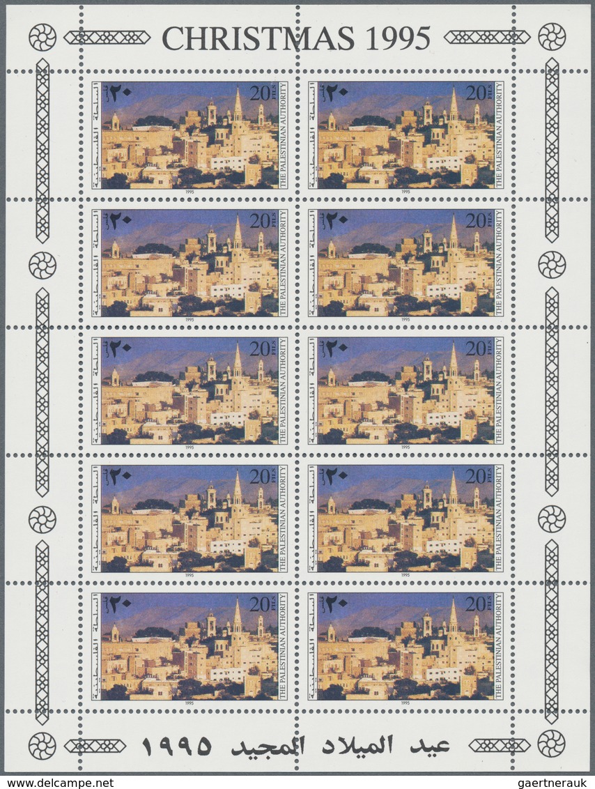 Palästina: 1994/2001, Tremendous Investment Lot Of Stamps And Souvenir Sheets, All In Original Packa - Palestine