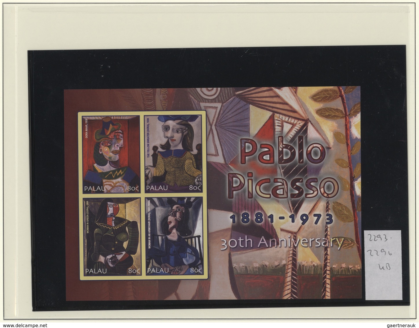 Palau: 2000/2004. Nice Collection With Imperforate Mint, Nh, Issues, Which Were Often Never Offered - Palau