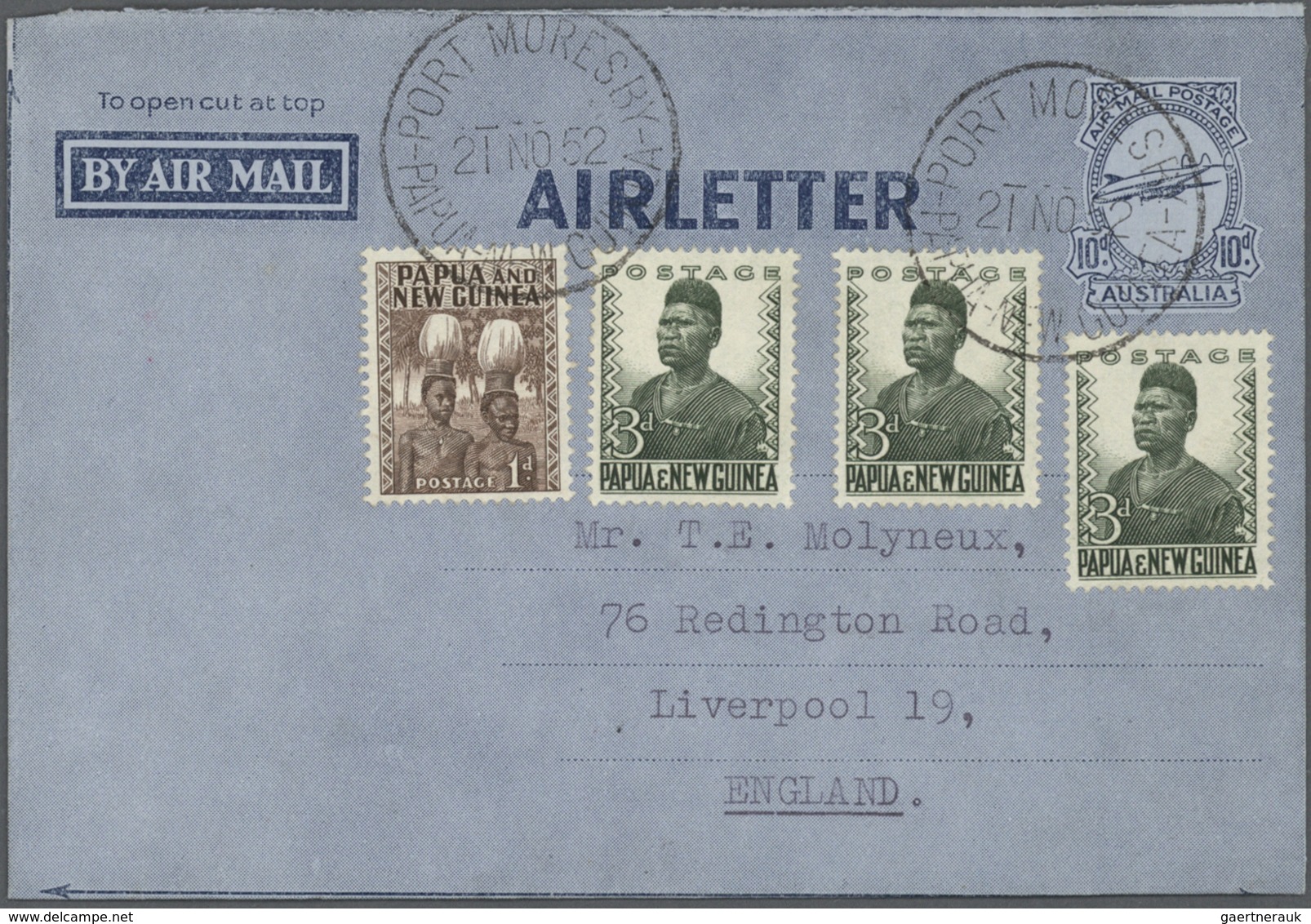 Papua Neuguinea: 1952/2000 (ca.), AEROGRAMMES: Accumulation With About 680 Unused And Used/CTO Airle - Papoea-Nieuw-Guinea