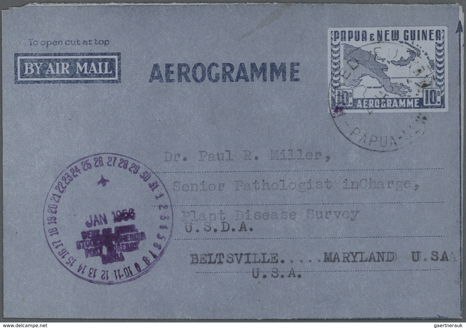 Papua Neuguinea: 1952/2000 (ca.), AEROGRAMMES: Accumulation With About 680 Unused And Used/CTO Airle - Papouasie-Nouvelle-Guinée