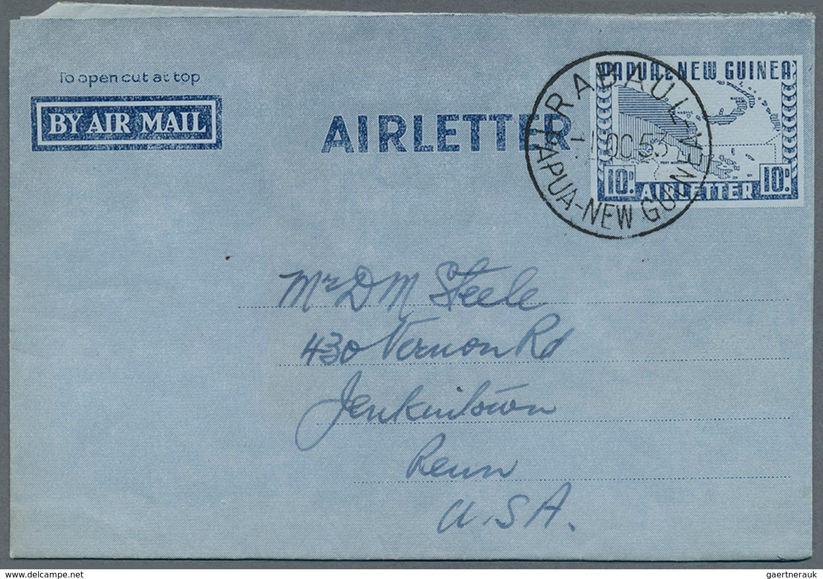 Papua Neuguinea: 1953/1995 (ca.), AEROGRAMMES: Accumulation With About 250 Unused And Used/CTO Airle - Papoea-Nieuw-Guinea