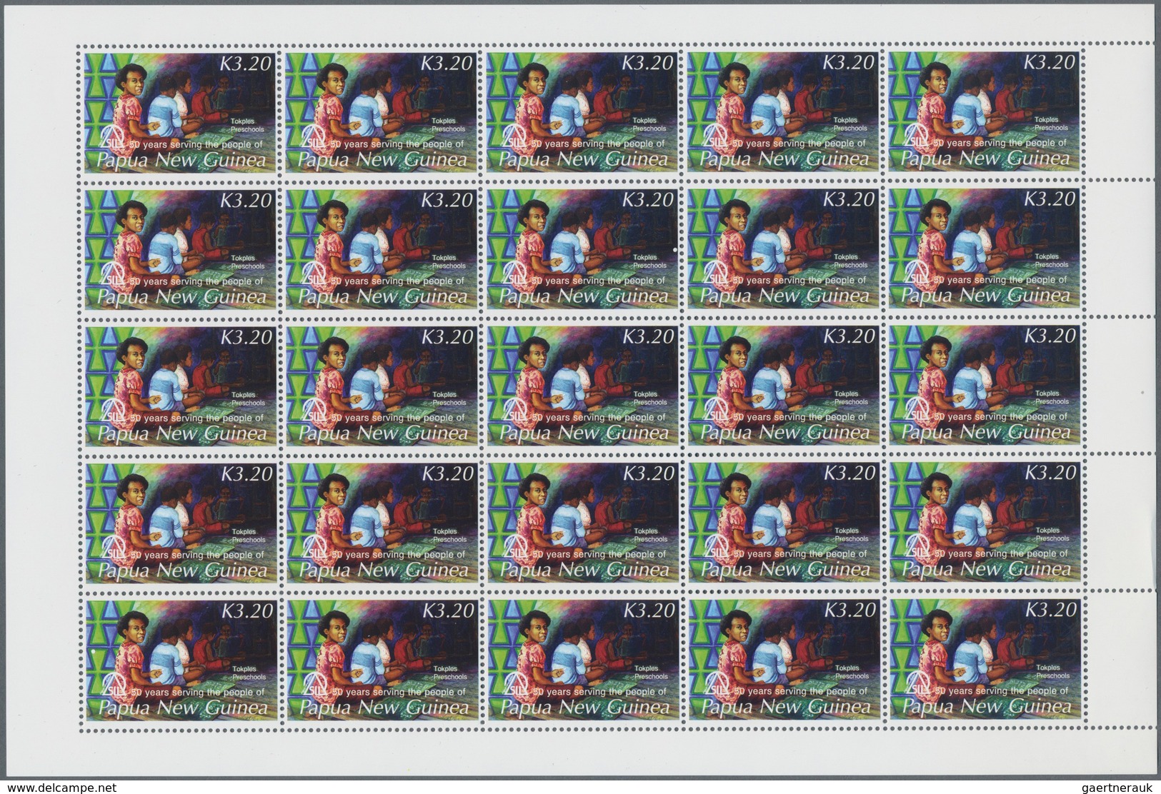 Papua Neuguinea: 1996/2008 (approx). Enormes stock containing sets and souvenir sheets with many bea