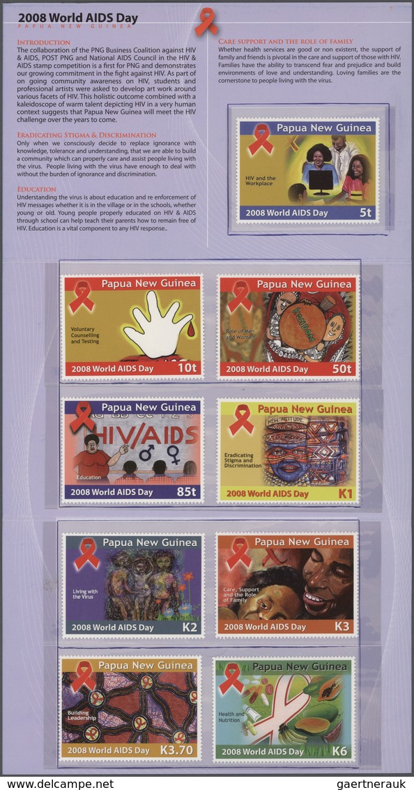 Papua Neuguinea: 1996/2008 Huge stock of so-called PNG STAMP PACKS, each containing a complete stamp