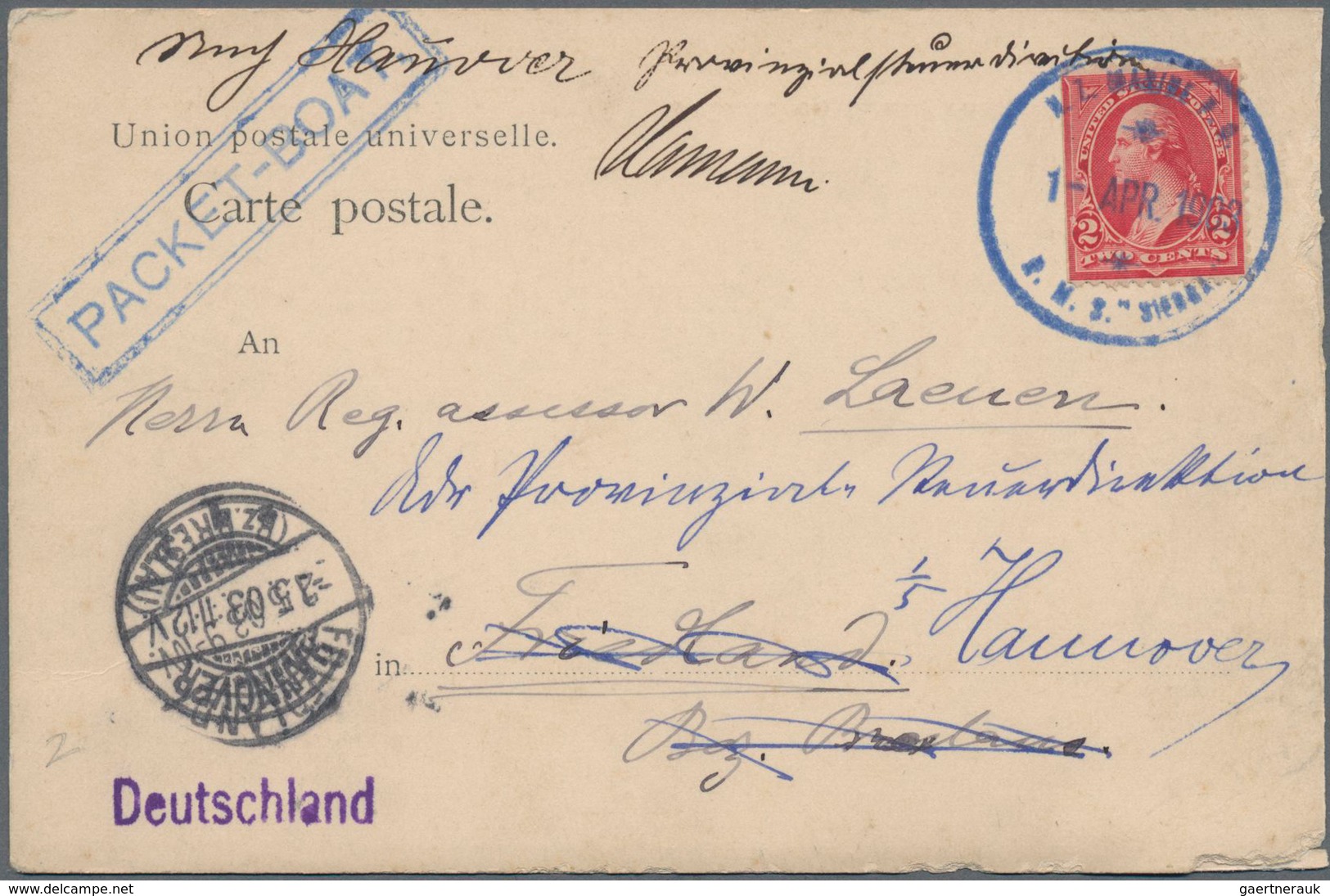 Samoa: 1892/1903, Lot Of Three Entires: German Stationery Card 10pfg. Red With Comprehensive Message - Samoa
