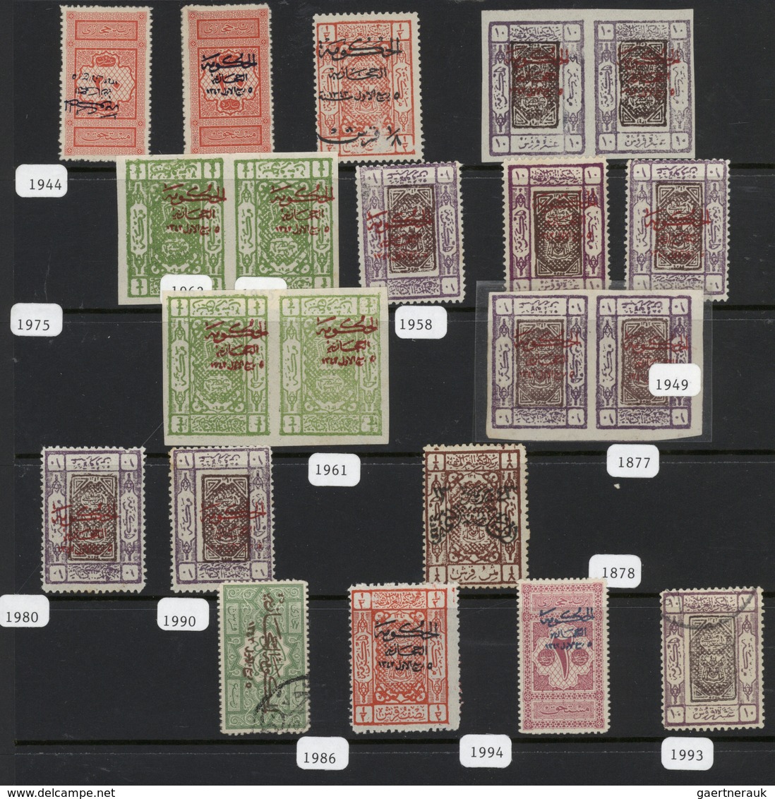 Saudi-Arabien - Hedschas: 1922-60, "HEJAZ & NEJD" Collection In Album Plus Some Later Issues, Bearin - Saudi Arabia