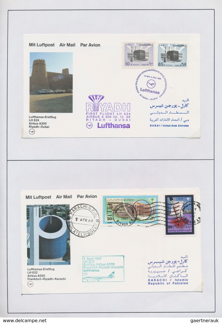 Saudi-Arabien: 1970/2000 (ca.), Collection Of Apprx. 150 (mainly Commercial) Covers, Chiefly Corresp - Arabia Saudita