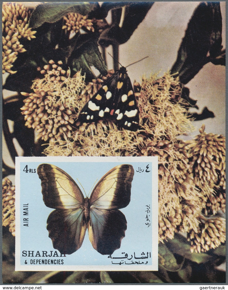 Schardscha / Sharjah: 1972 (ca.), MNH Holding Of Some Thousand Souvenir Sheets/de Luxe Sheets, Thema - Sharjah