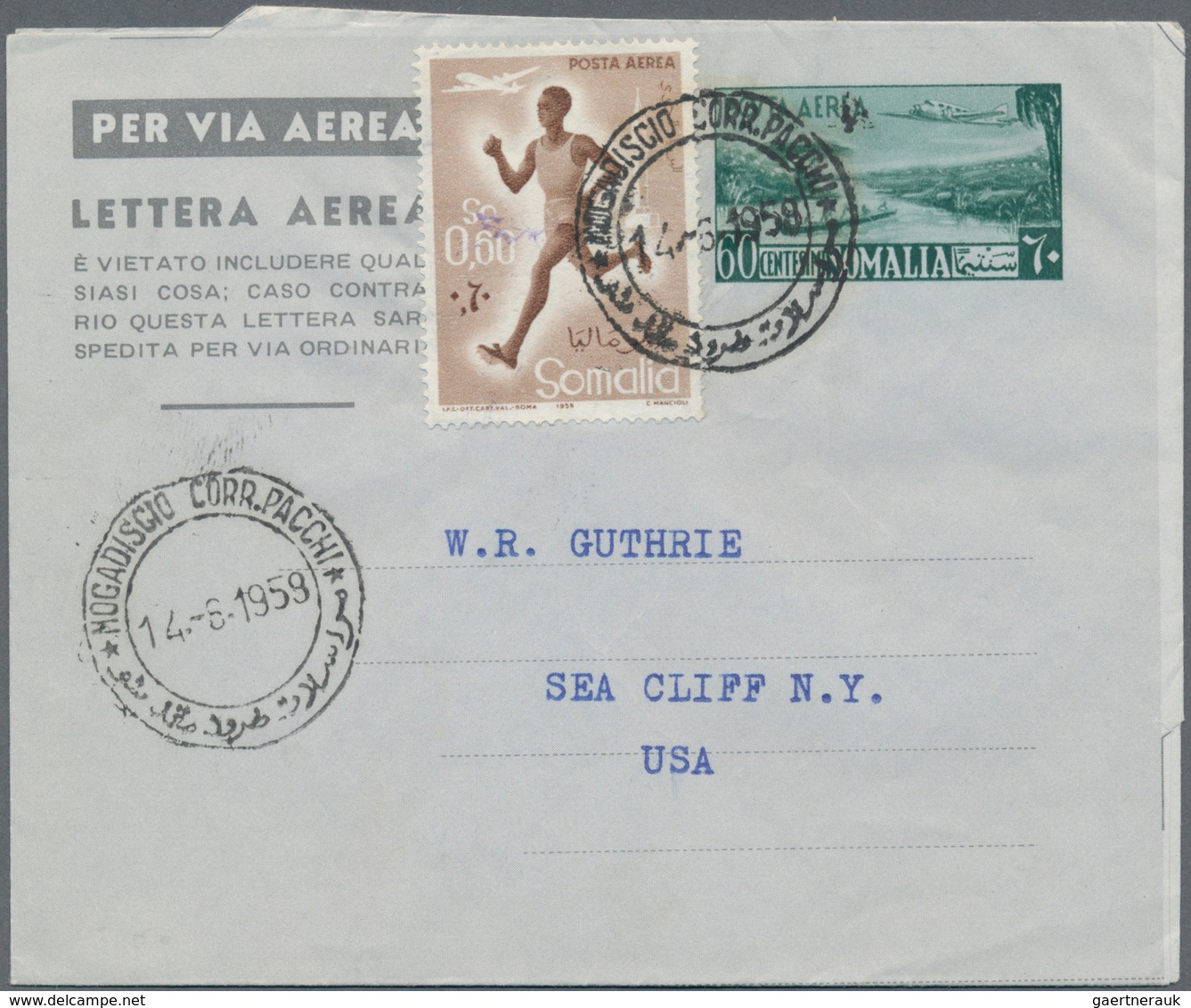 Somalia: 1953/90 (ca.) Holding Of Ca. 430 Postal Stationary, Mostly Unused And Unfolded Aerograms (s - Somalië (1960-...)