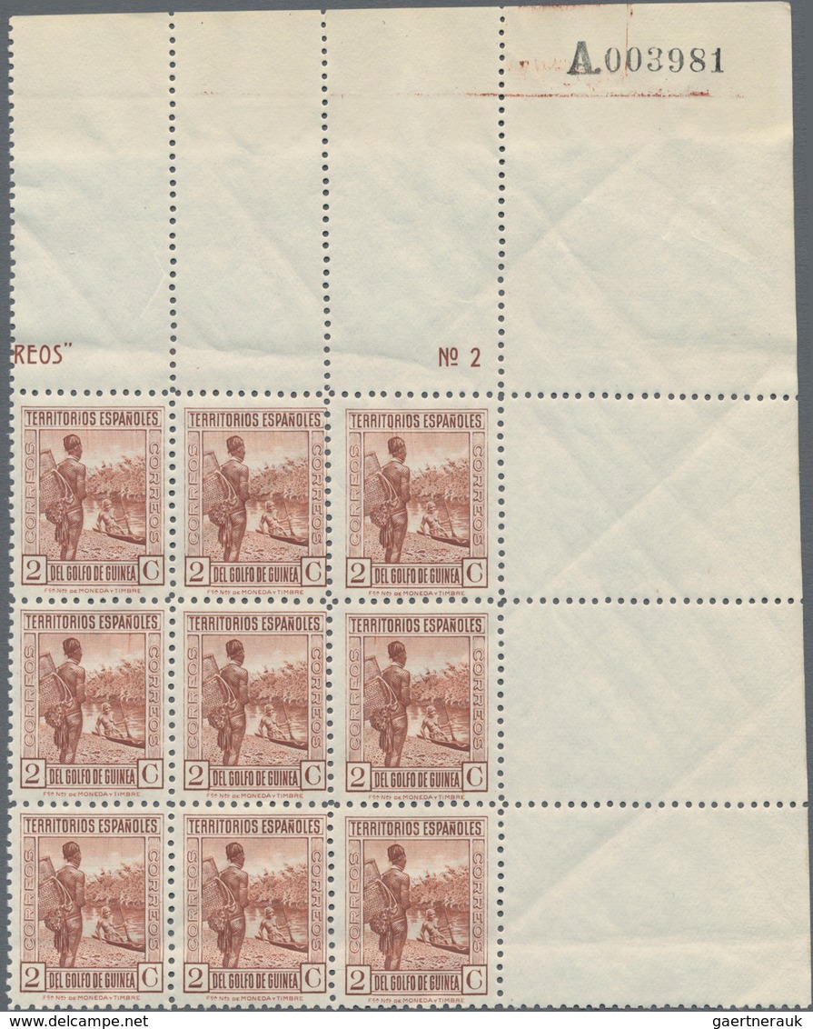 Spanische Besitzungen Im Golf Von Guinea: 1935, Definitive Issue 2c. Chestnut (native) Perf. 10¼ Wit - Guinea Espagnole