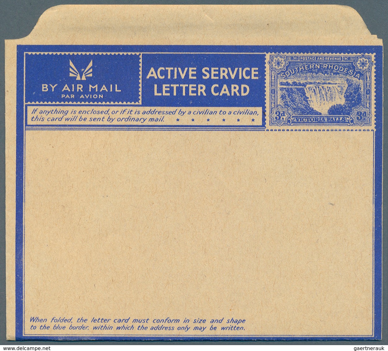 Süd-Rhodesien: 1941/1954 (ca.), Specialised Collection With 16 Different Unused Airletters And Activ - Rhodésie Du Sud (...-1964)