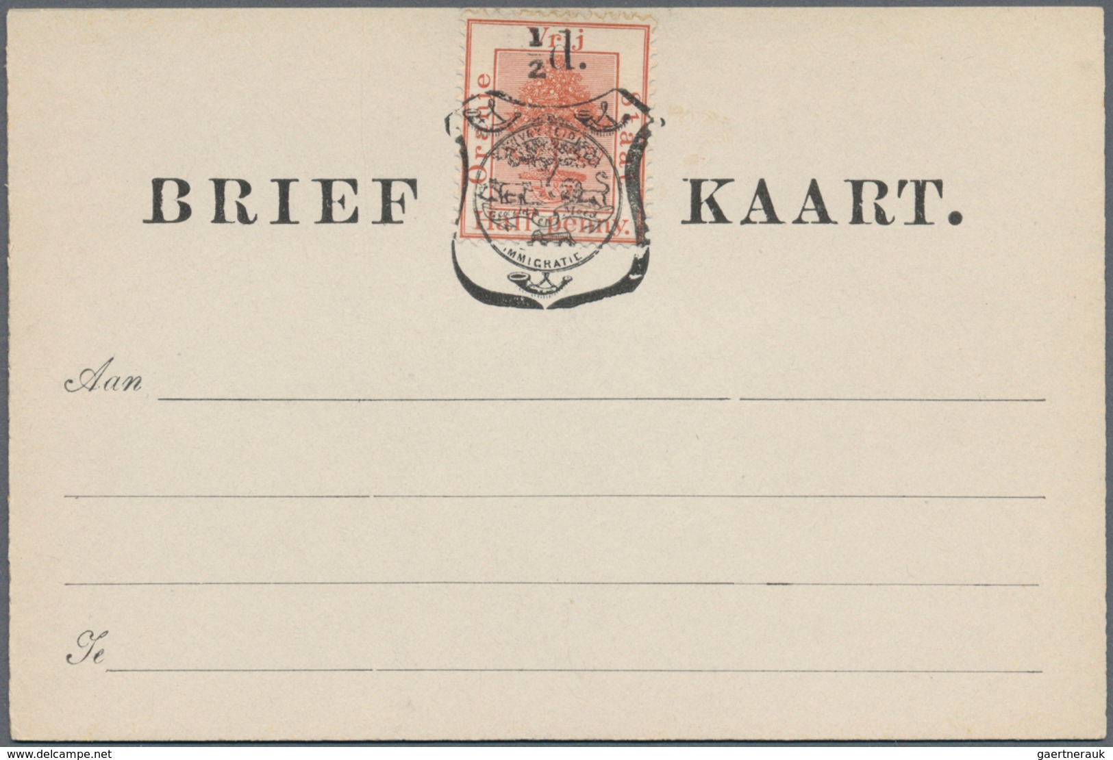 Oranjefreistaat: 1884/1900 Holding Of Ca. 680 Unused Postal Stationery Cards, Mainly Prefranked And - Orange Free State (1868-1909)