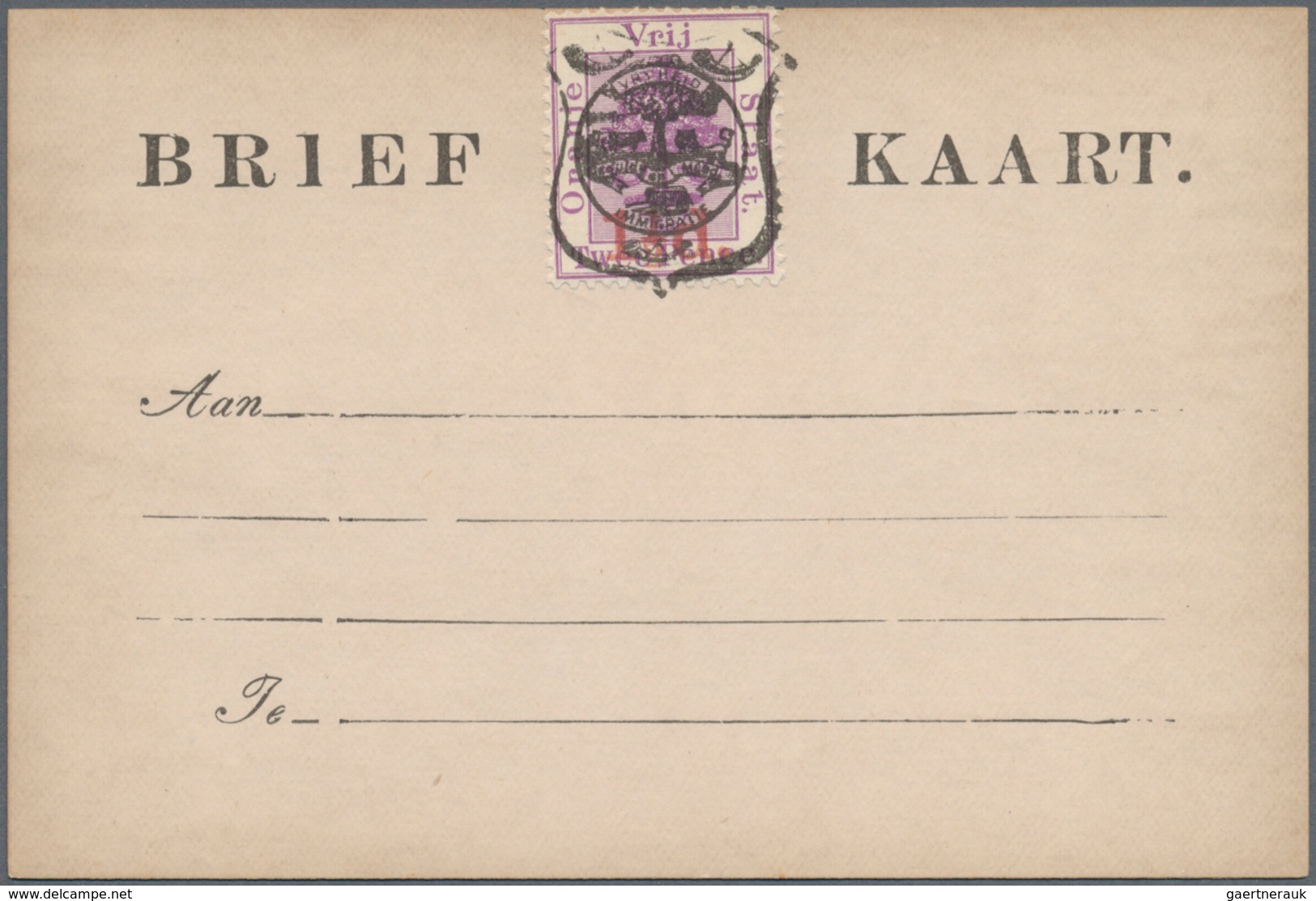 Oranjefreistaat: 1884/1900 Holding Of Ca. 680 Unused Postal Stationery Cards, Mainly Prefranked And - Estado Libre De Orange (1868-1909)