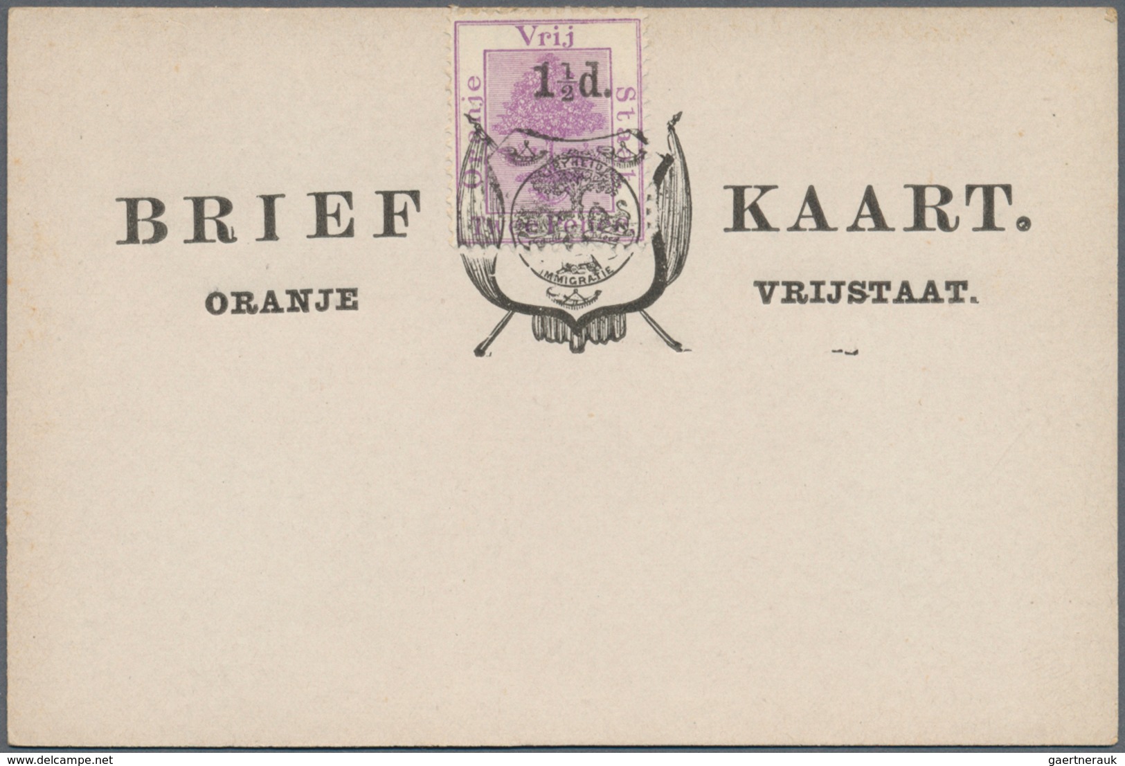 Oranjefreistaat: 1884/1900 Holding Of Ca. 680 Unused Postal Stationery Cards, Mainly Prefranked And - Orange Free State (1868-1909)