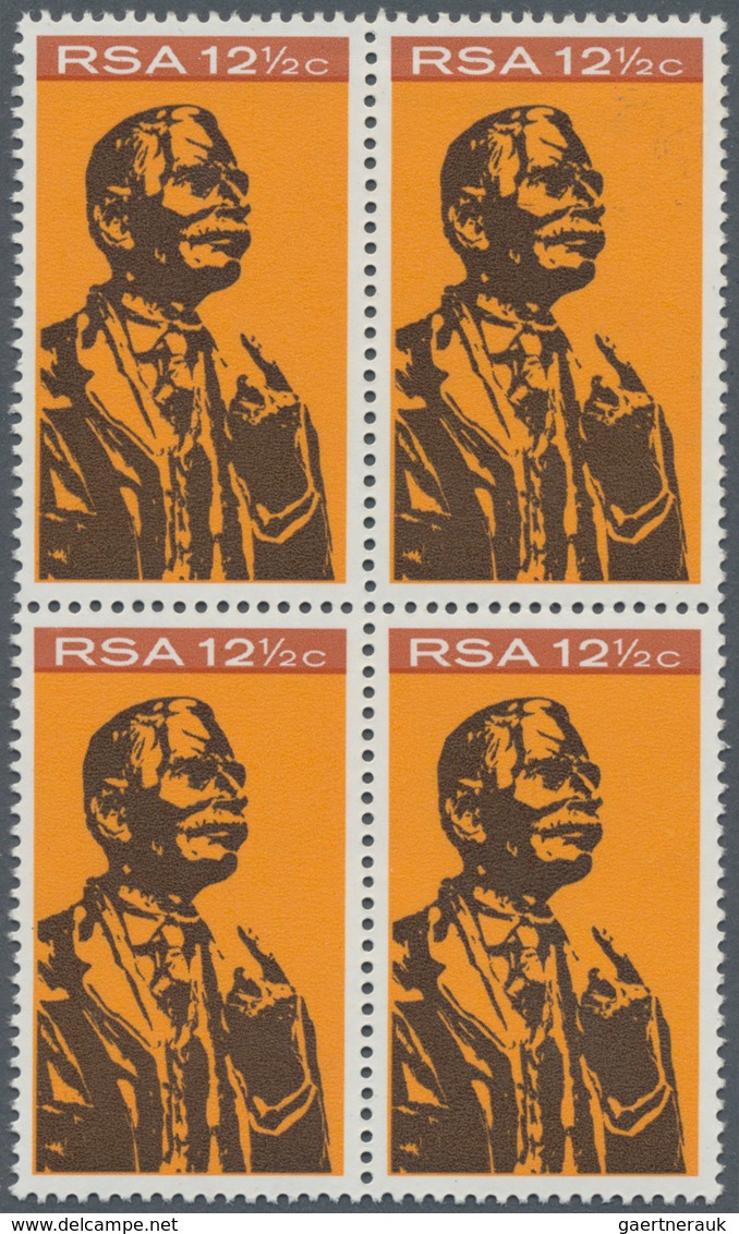 Südafrika: 1964/1974, Accumulation In Box With Complete Sets Mostly In Very Large Quantities Incl. 1 - Covers & Documents