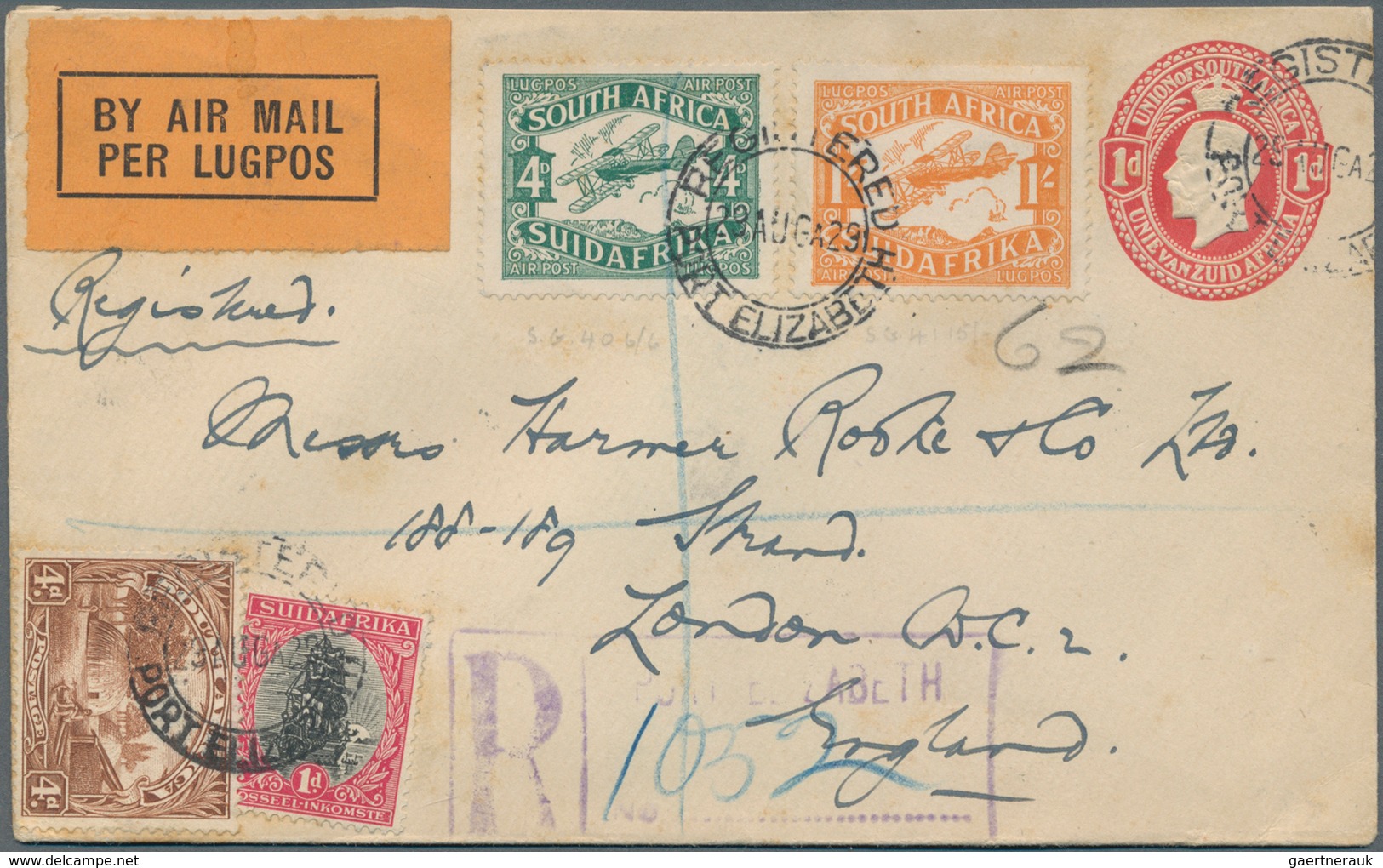 Südafrika - Ganzsachen: 1913/1985 (ca.), Accumulation With About 190 Used Postal Stationeries Incl. - Otros & Sin Clasificación