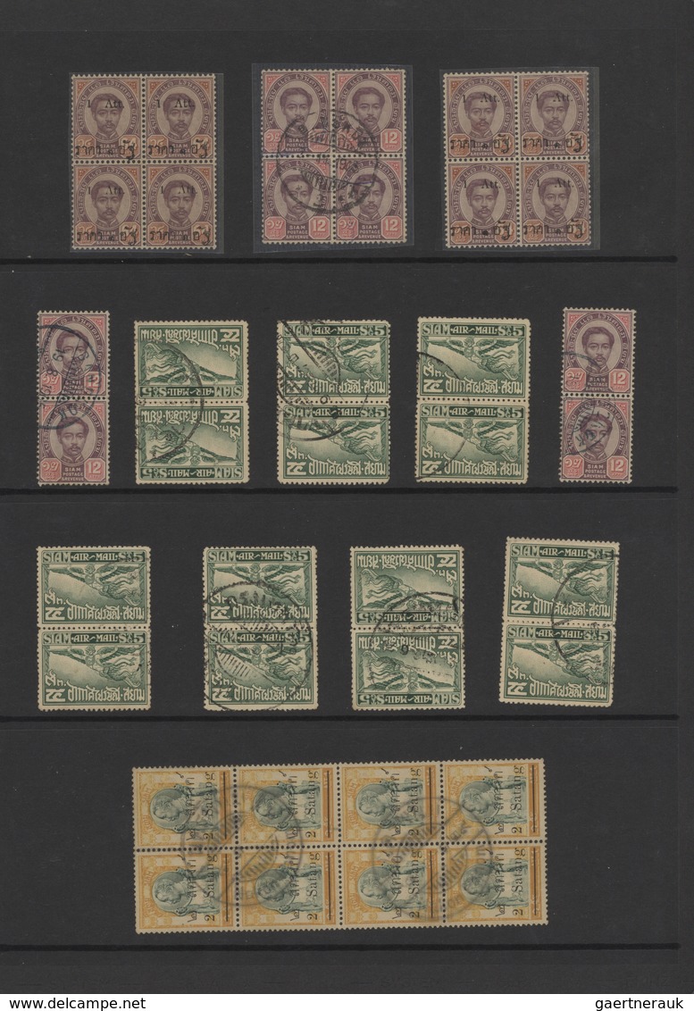 Thailand: 1883-modern, Collection Of Mint And Used Stamps From First Issue, Including Some 1889-94 P - Thailand