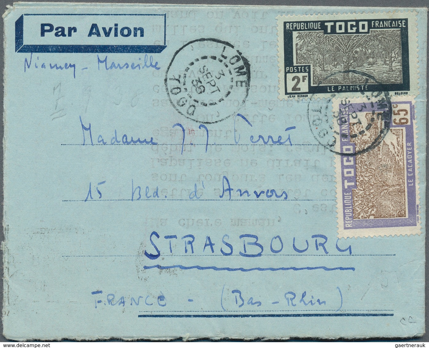 Togo: 1936/61 Ca. 56 Stationeries Used And Unused Airgrams - Togo (1960-...)