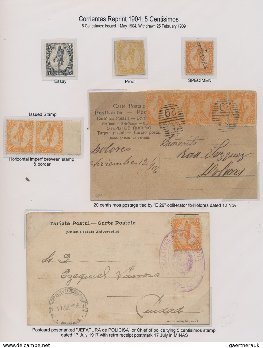 Uruguay: 1859/1930 (ca.), Mainly From 1900, Specialised Assortment Of Apprx. 100 Stamps Incl. Three - Uruguay