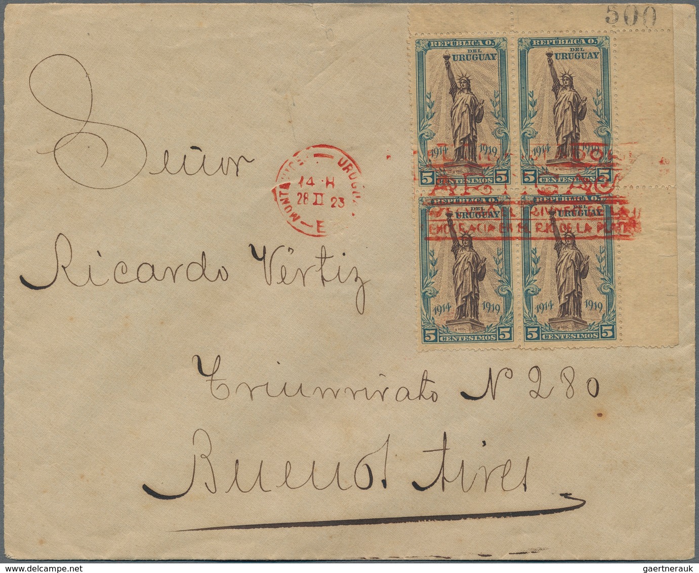 Uruguay: 1880/1960 (ca.), Assortment Of Apprx. 83 Covers/cards/stationeries, Varied Condition, Incl. - Uruguay