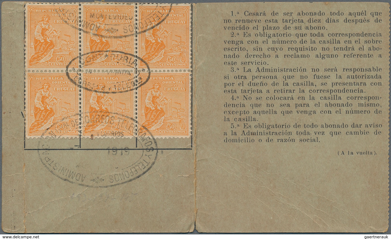 Uruguay: 1880/1960 (ca.), Assortment Of Apprx. 83 Covers/cards/stationeries, Varied Condition, Incl. - Uruguay