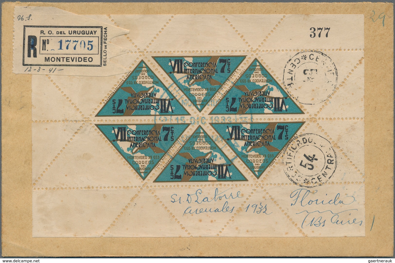 Uruguay: 1880/1960 (ca.), assortment of apprx. 83 covers/cards/stationeries, varied condition, incl.