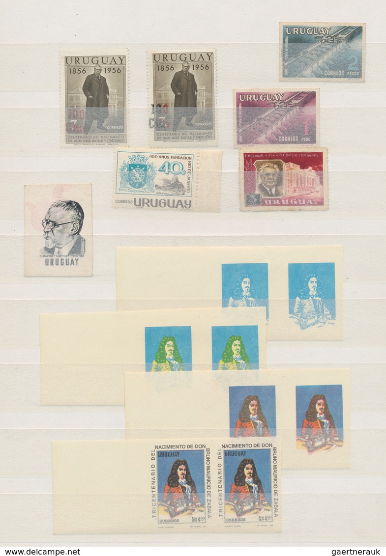 Uruguay: 1910/1983 (ca.), ESSAYS/PROOFS, Collection Of Apprx. 65 Pieces Incl. Rarely Seen Items. - Uruguay