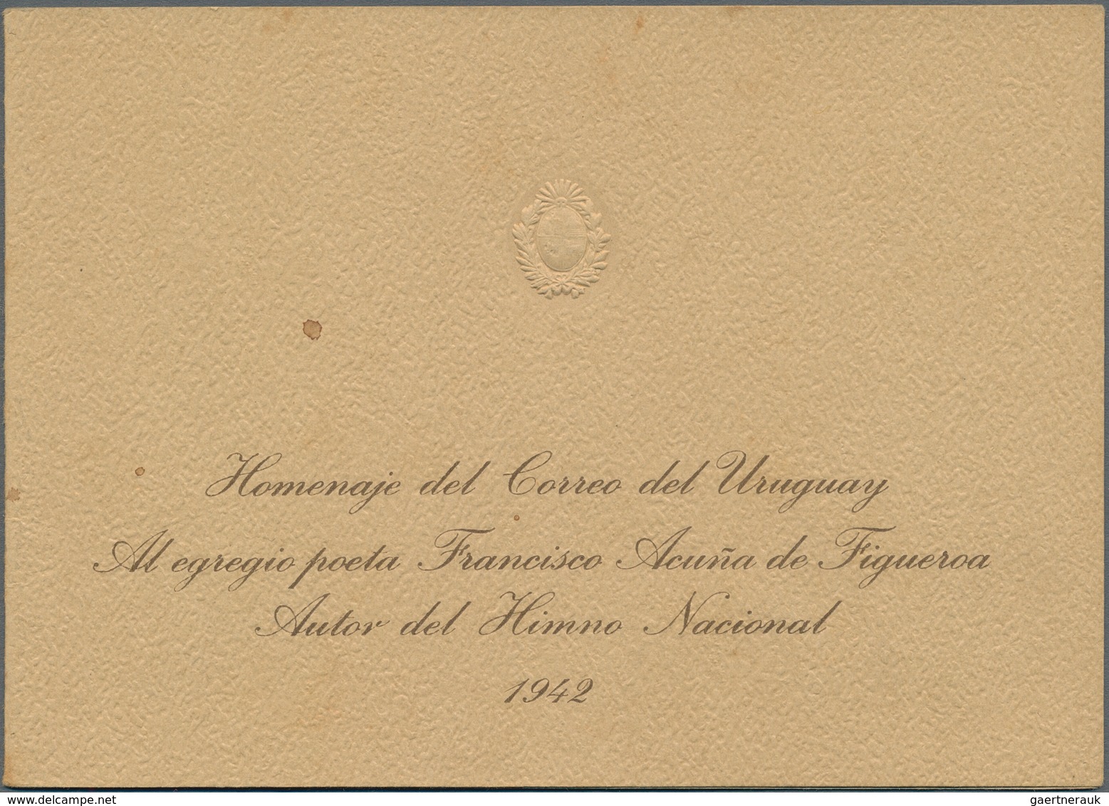 Uruguay: 1928/1942, Lot Of Three Presentation Books: 1928 Football Team, 1939 Juridical Congress, 19 - Uruguay