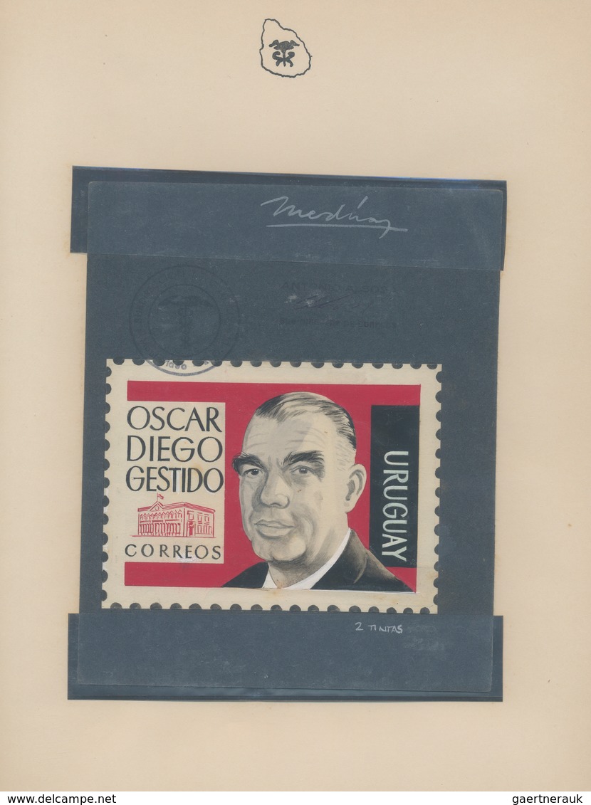 Uruguay: 1968/1988, Collection Of Apprx. 50 ESSAYS/ARTWORK Incl. Attractive Thematics. - Uruguay