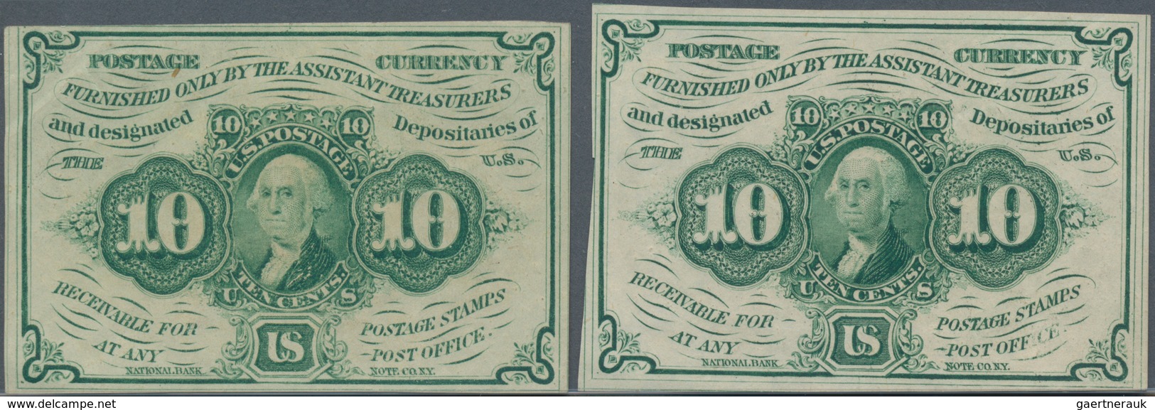 Vereinigte Staaten Von Amerika: Fractional Currency Lot, Comprised Of 17 Pieces Including FR 1226, 1 - Sonstige & Ohne Zuordnung