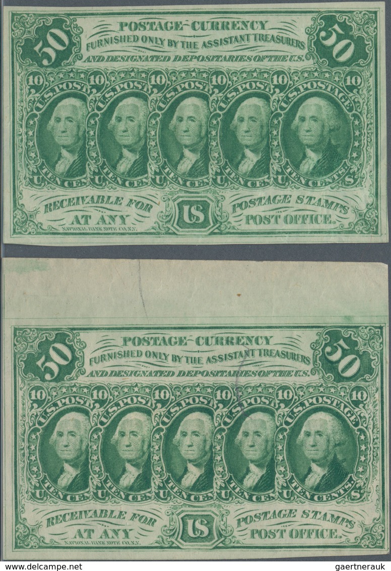 Vereinigte Staaten von Amerika: Fractional Currency Lot, comprised of 17 pieces including FR 1226, 1