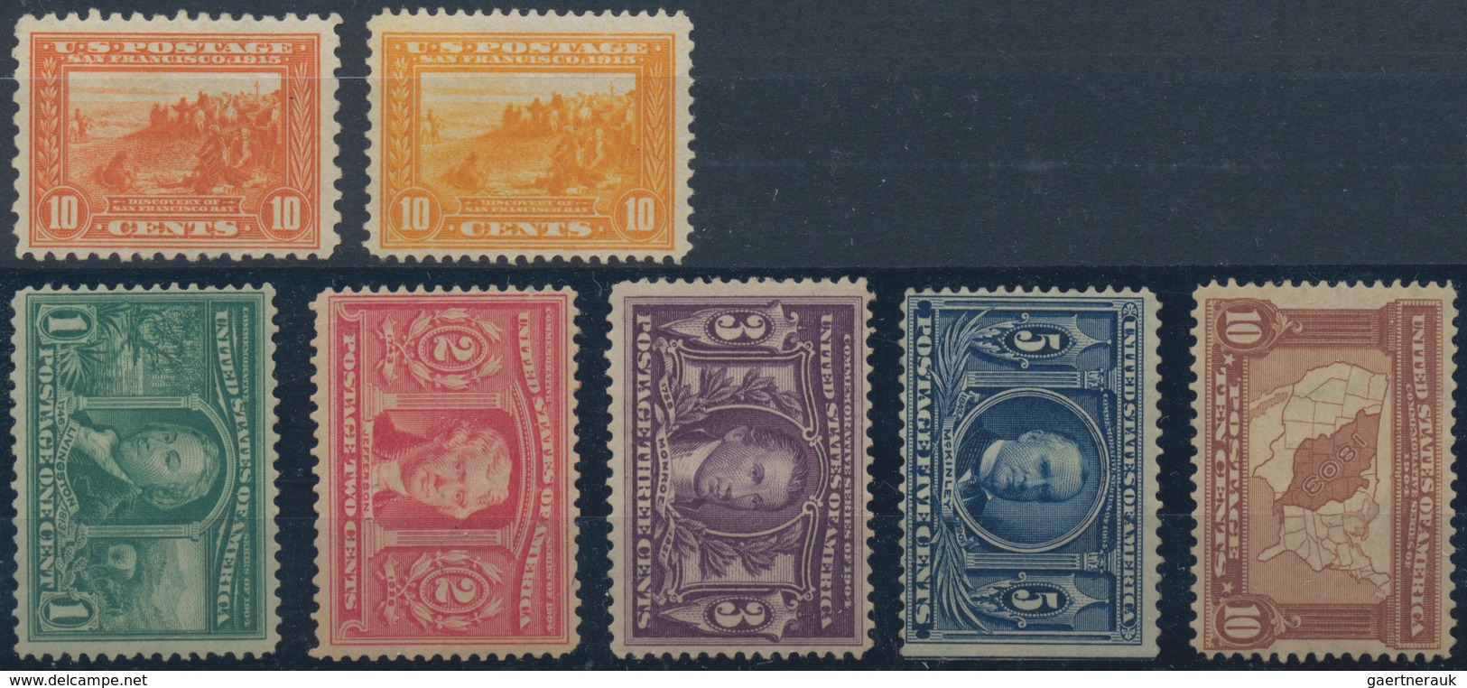 Vereinigte Staaten Von Amerika: 1851-2000, Selection Of US Stamps From Classic On, Including Better - Other & Unclassified