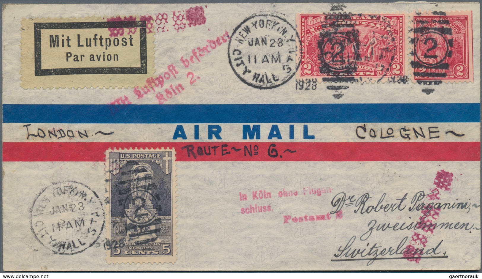 Vereinigte Staaten Von Amerika: 1854-1950's Ca.: More Than 60 Covers, Postcards And Postal Stationer - Other & Unclassified