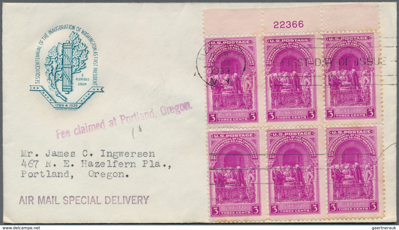 Vereinigte Staaten Von Amerika: 1929/1945 (focus On 1930s), Lot Of 107 FDC Often Bearing Stamps In U - Autres & Non Classés