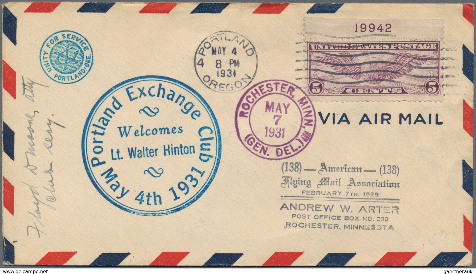 Vereinigte Staaten Von Amerika: 1932/72 (ca.) Accumulation Of Ca 500 Letters, Many Attractive Pictur - Autres & Non Classés