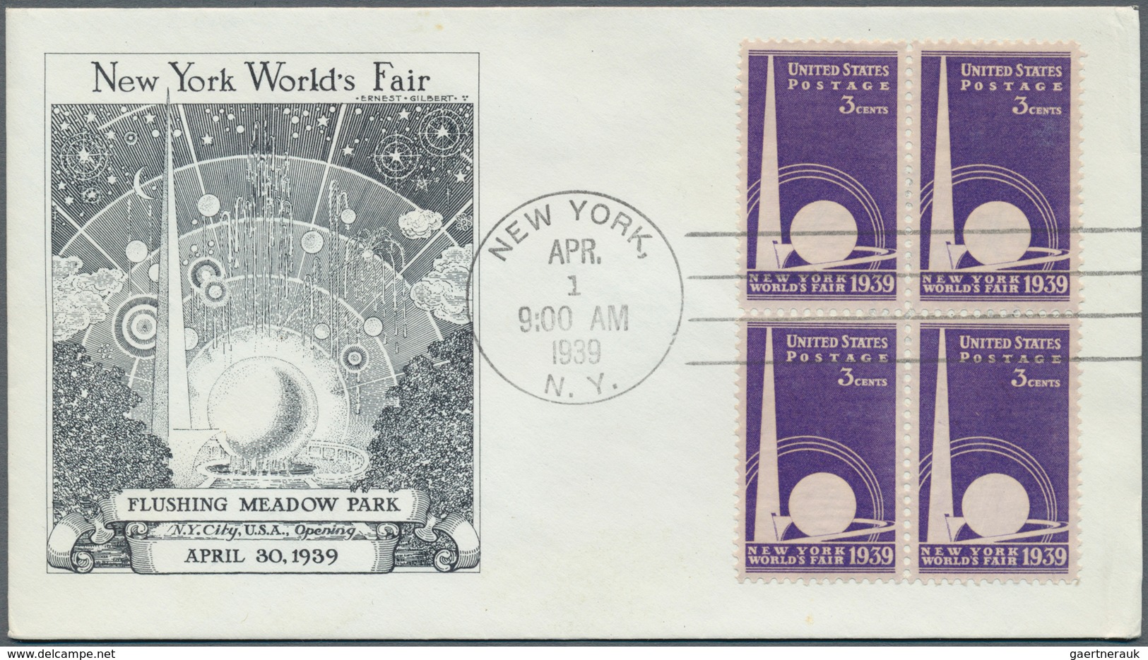 Vereinigte Staaten Von Amerika: 1939, NEW YORK WORLD'S FAIR, Lot Of 51 Only Different FDC Concening - Autres & Non Classés