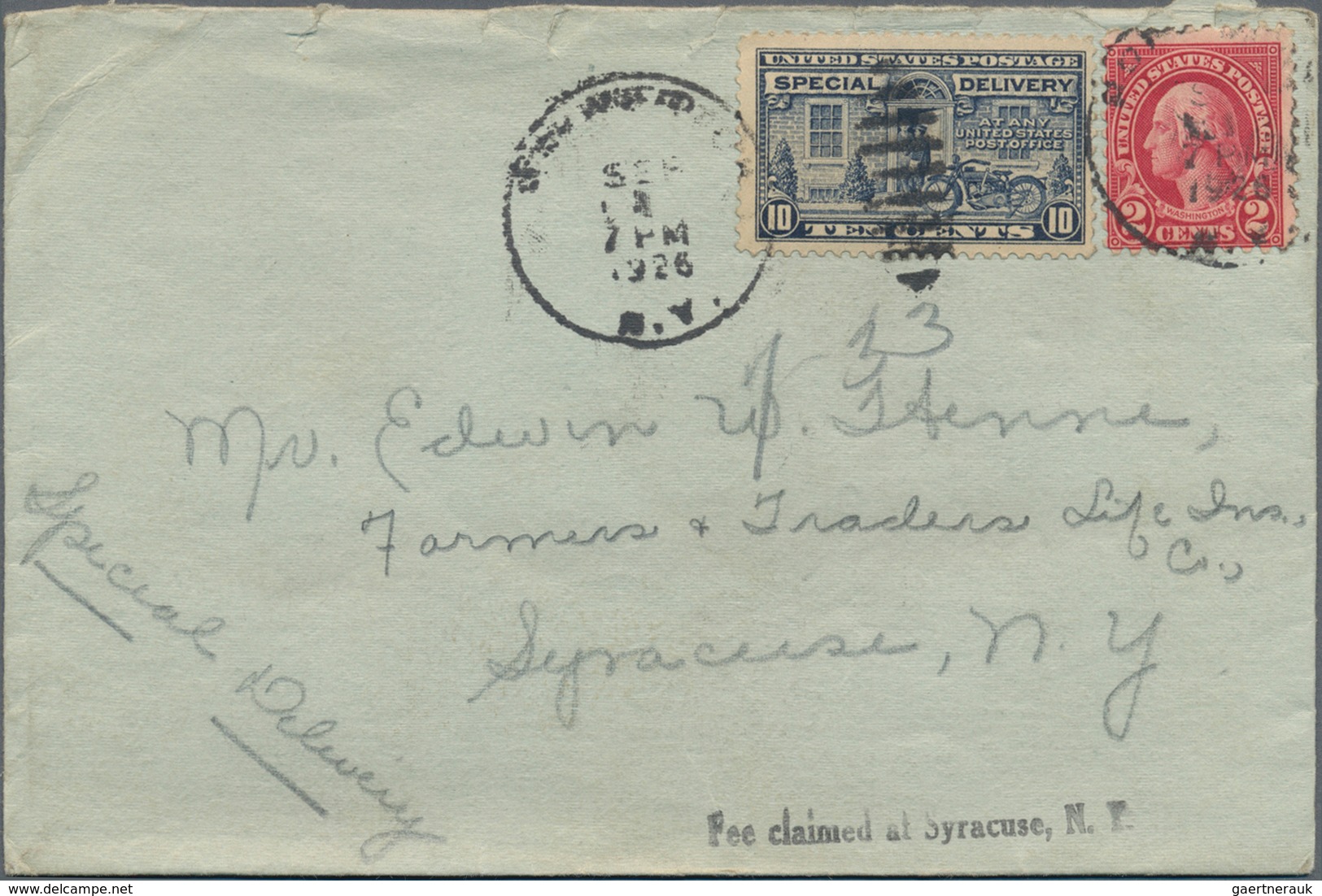 Vereinigte Staaten Von Amerika - Sonstige Marken: 1909/65 20 Covers All Transported With Special Del - Sin Clasificación