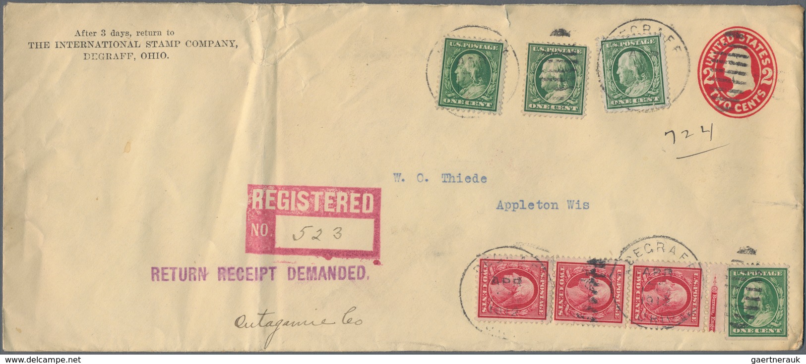 Vereinigte Staaten Von Amerika - Ganzsachen: 908/1960 (ca.) Ca. 430 Unused/CTO-used And Used Postal - Other & Unclassified