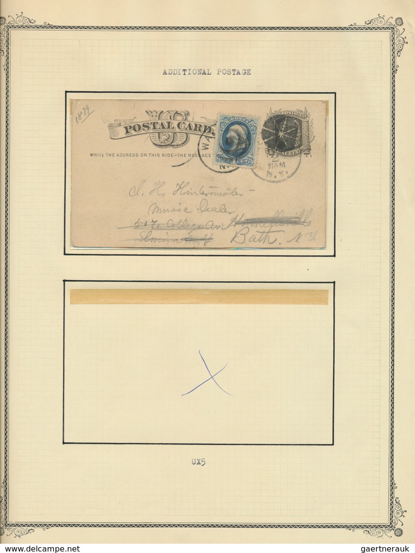 Vereinigte Staaten von Amerika - Ganzsachen: 1875-1918 ca.: Specialized collection of more than 900