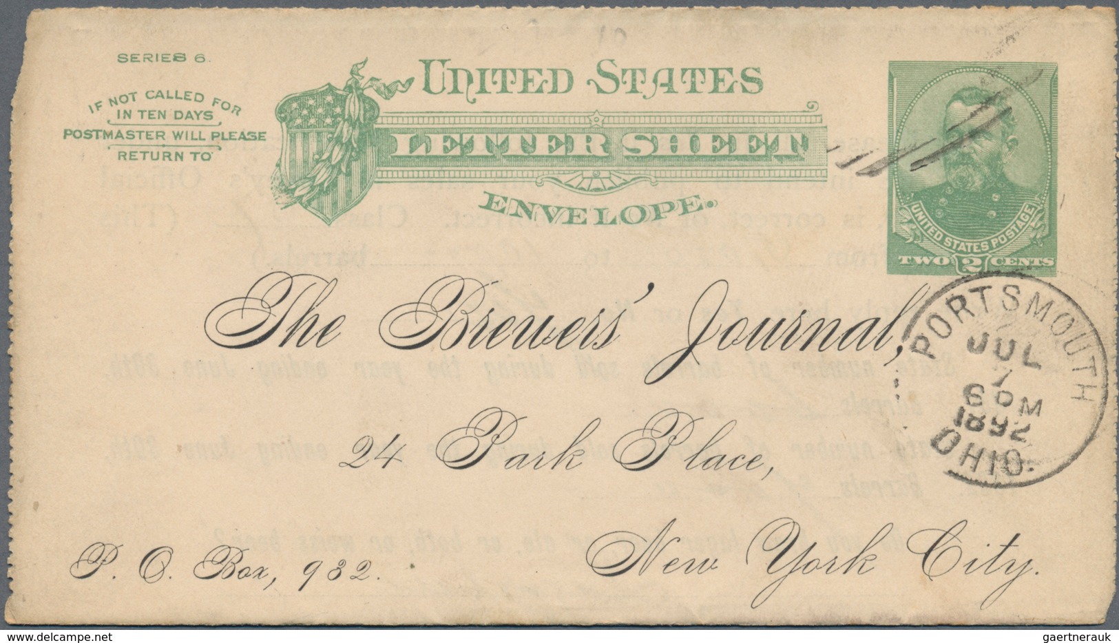 Vereinigte Staaten Von Amerika - Ganzsachen: 1886 Fourteen Unused And Used Postal Stationery Letter - Altri & Non Classificati