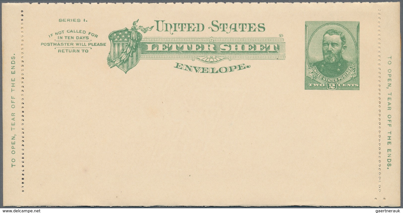 Vereinigte Staaten Von Amerika - Ganzsachen: 1886 Seven Unused Postal Stationery Letter Sheets, One - Other & Unclassified