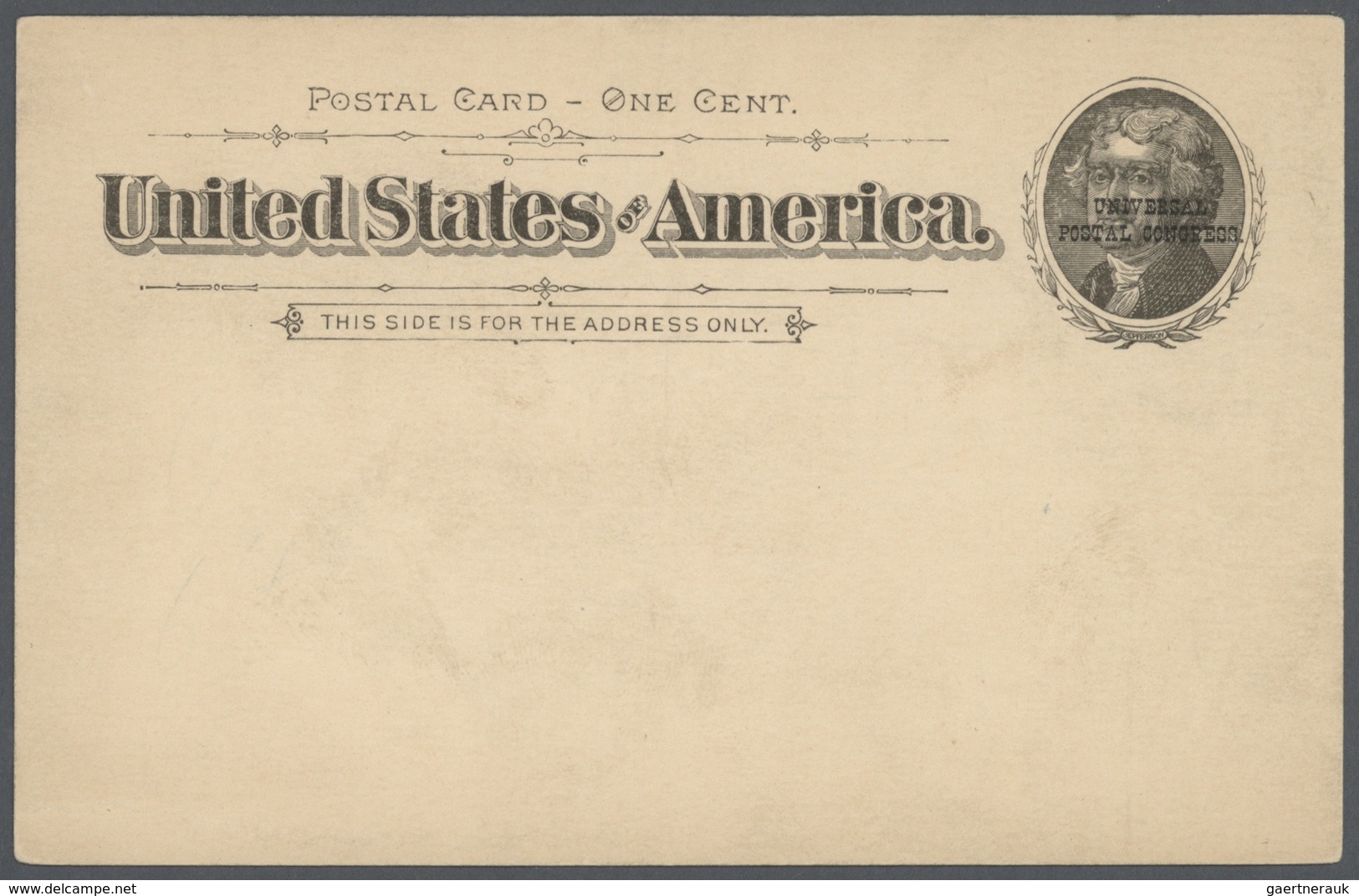 Vereinigte Staaten Von Amerika - Ganzsachen: 1897, "UNIVERSAL POSTAL CONGRESS POSTAL STATIONERIES" : - Other & Unclassified