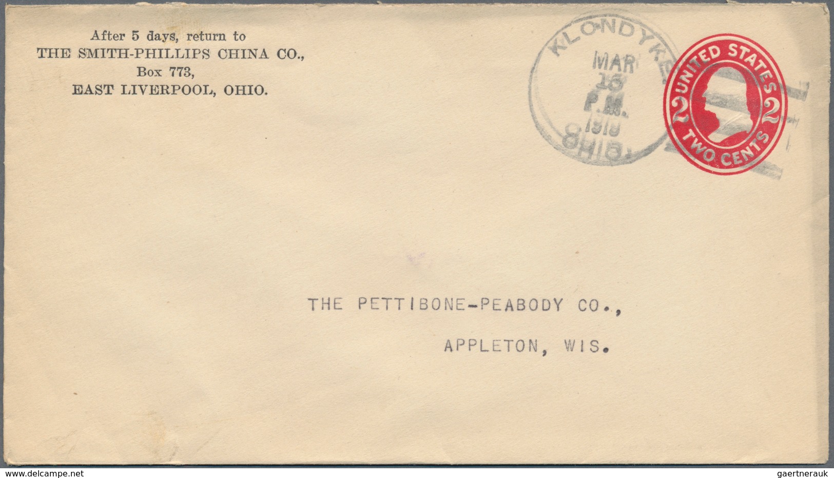 Vereinigte Staaten Von Amerika - Ganzsachen: 1912/16 Ca. 600 Commercially Used Postal Stationery Env - Otros & Sin Clasificación
