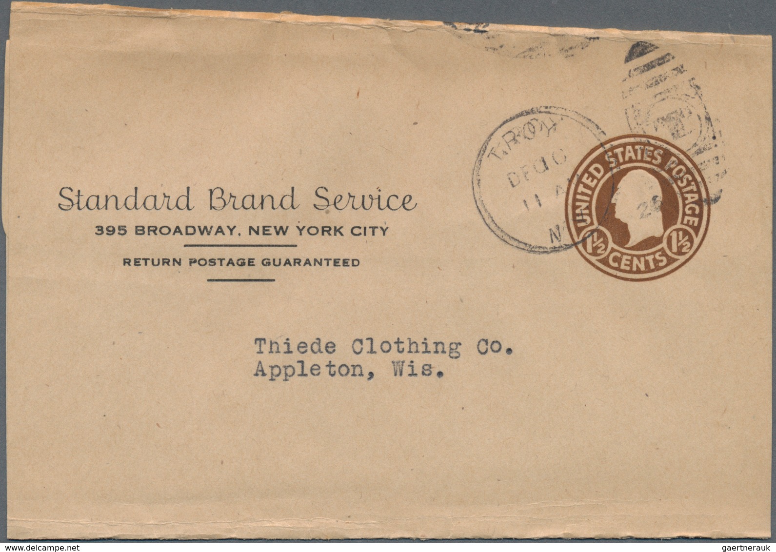 Vereinigte Staaten Von Amerika - Ganzsachen: 1917/49 Ca. 600 Commercially Used Postal Stationery Env - Other & Unclassified