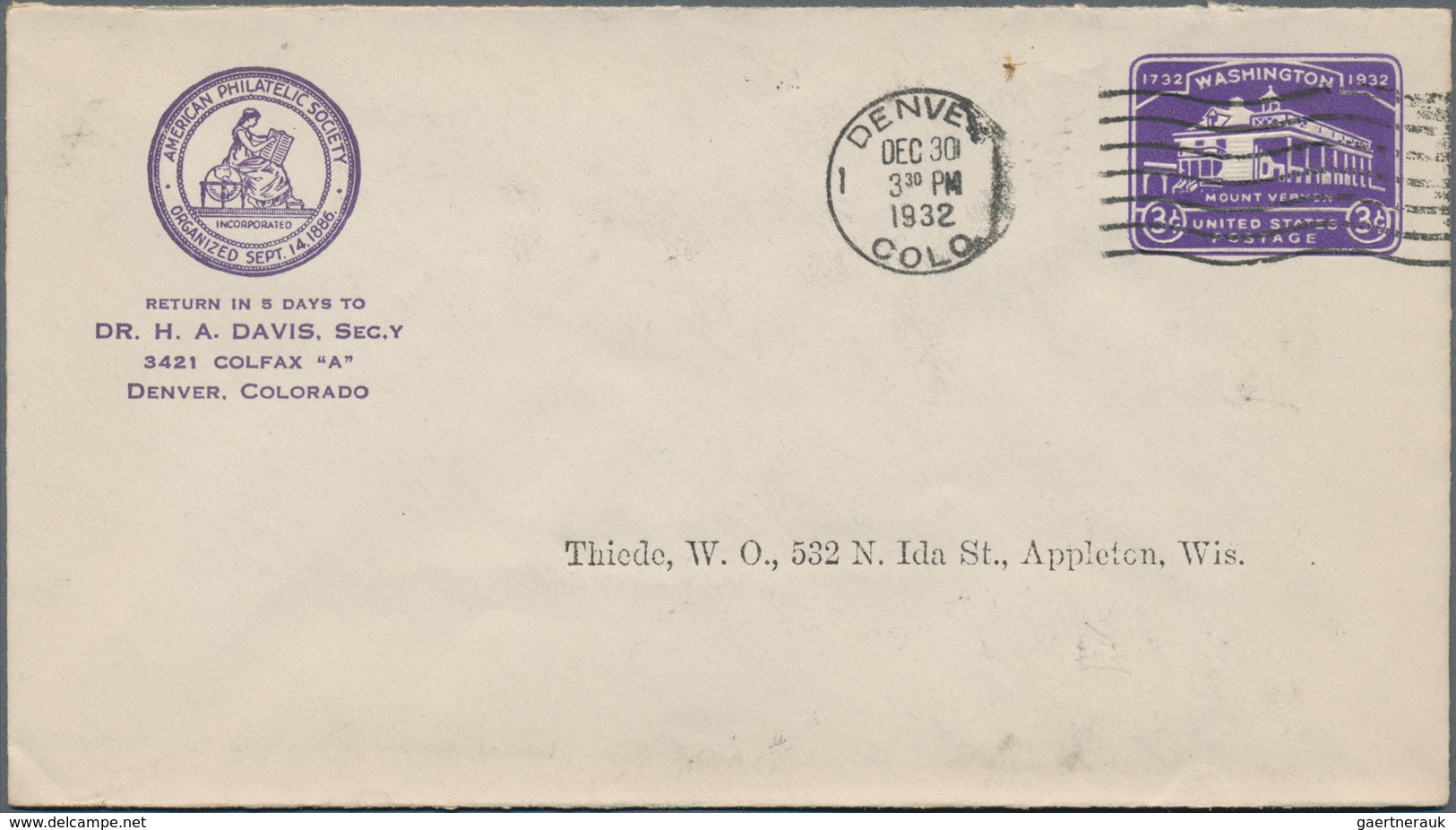 Vereinigte Staaten Von Amerika - Ganzsachen: 1917/49 Ca. 600 Commercially Used Postal Stationery Env - Sonstige & Ohne Zuordnung