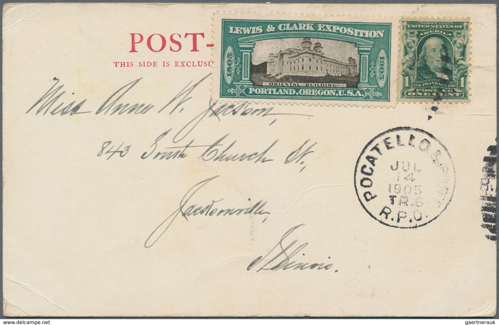 Vereinigte Staaten Von Amerika - Stempel: 1899/1950 Ca. 110 Letters, Cards, Picture-postcards And Po - Postal History