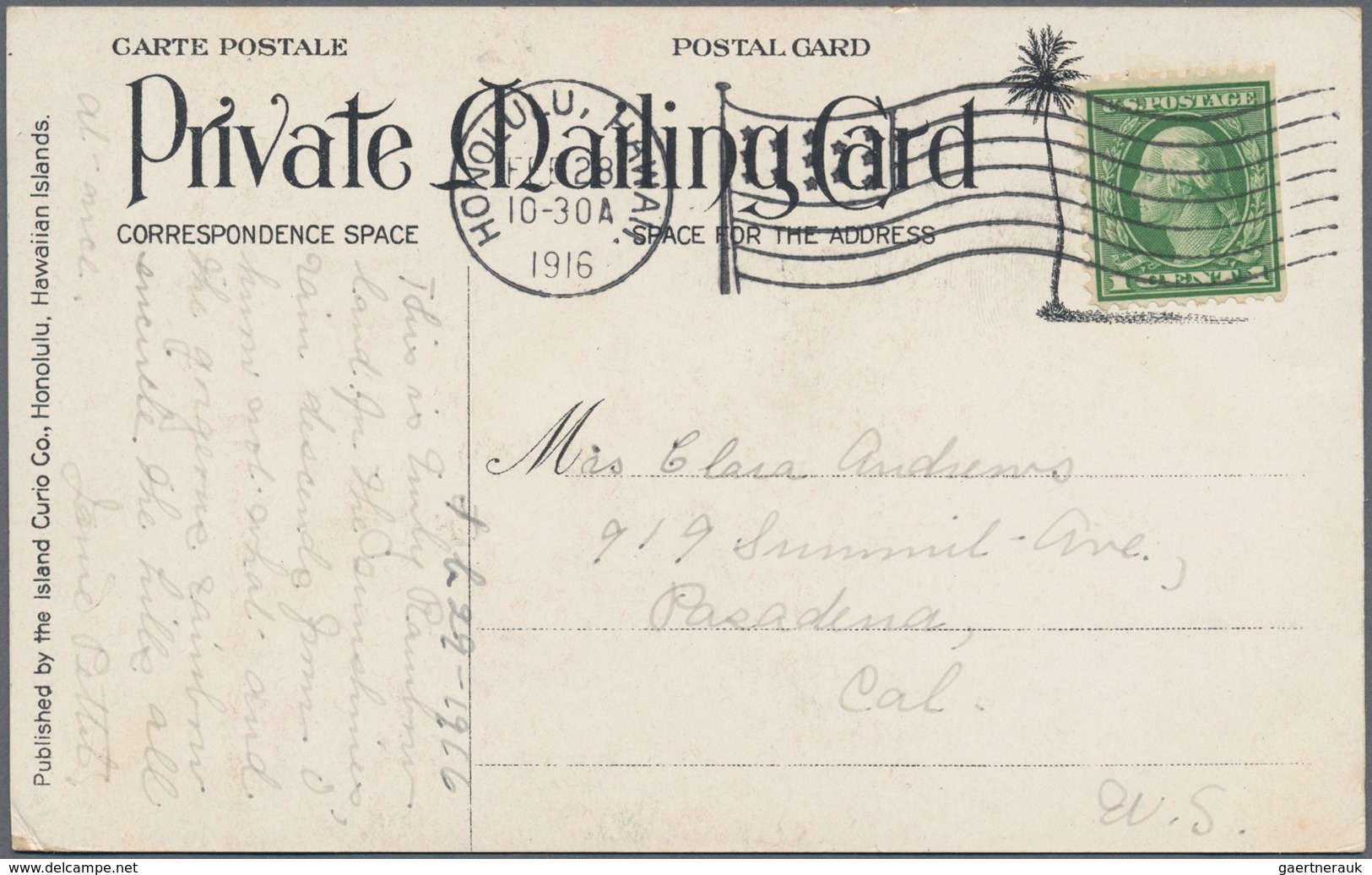 Vereinigte Staaten Von Amerika - Stempel: 1908/38 17 Covers, Viewcards And Postal Stationery Envelop - Postal History