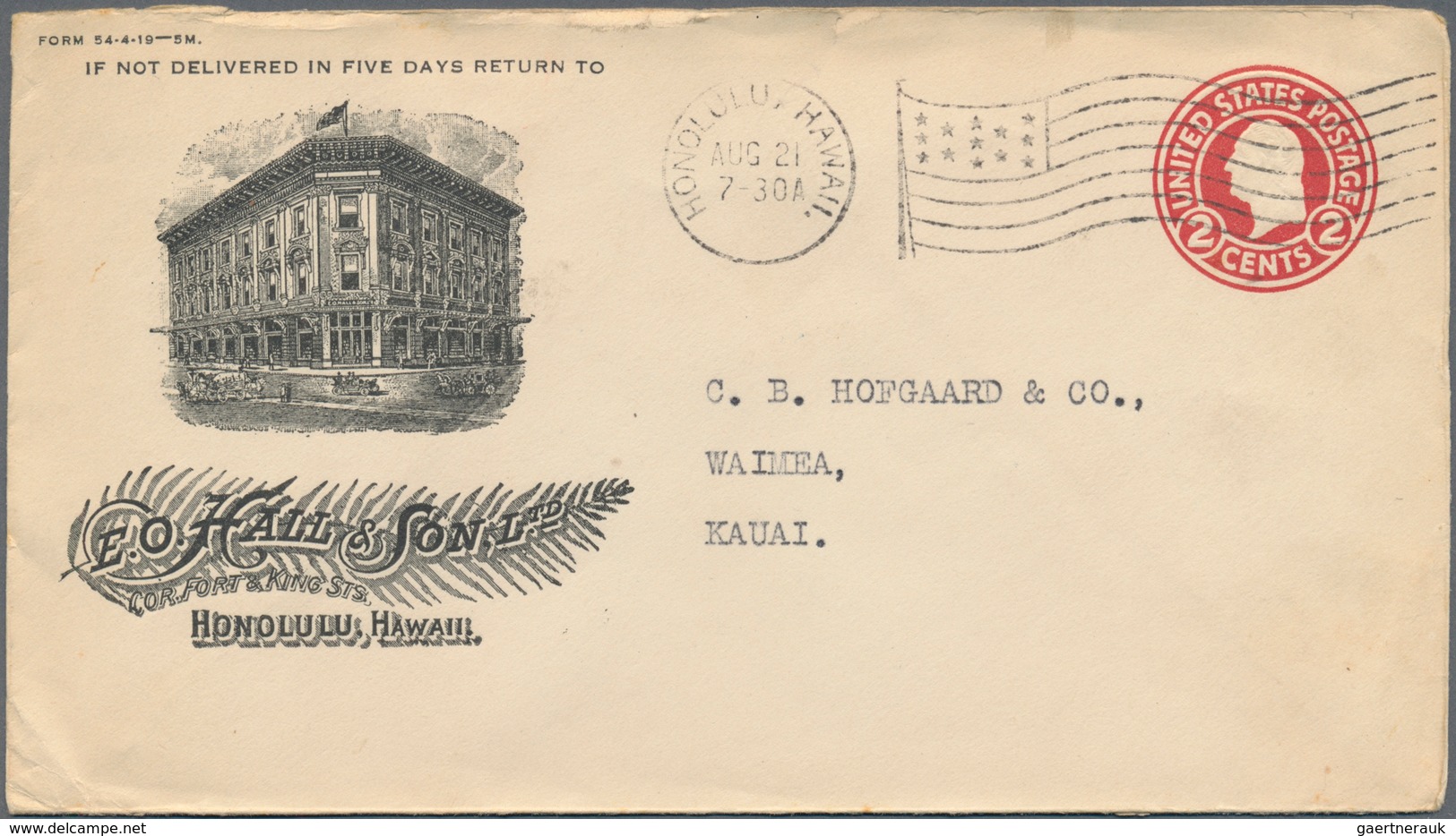 Vereinigte Staaten Von Amerika - Stempel: 1908/38 17 Covers, Viewcards And Postal Stationery Envelop - Marcofilie