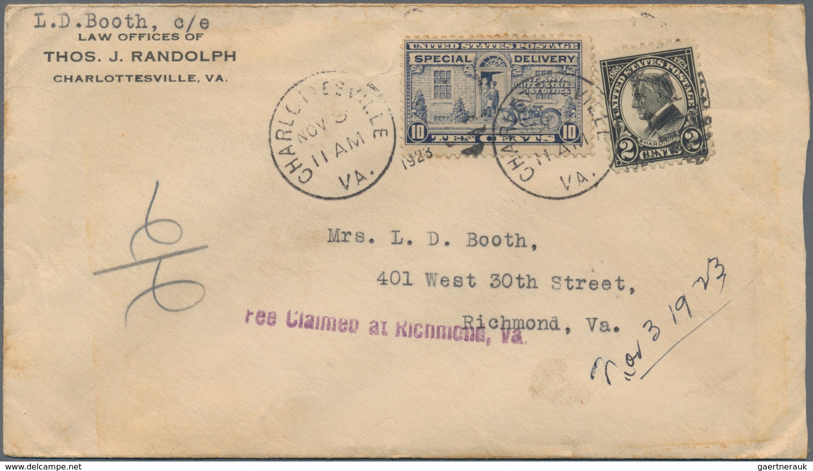 Vereinigte Staaten Von Amerika - Besonderheiten: 1915/72 Seven Covers And Postal Stationery Envelope - Other & Unclassified
